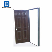 Fangda lowest price 6 panel American steel door